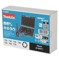 Makita - sada nástrčných klíčů 1/2", čtyřhran IMPACT BLACK 7 ks E-23628