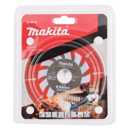 Makita - kotouč řezný diamantový RESCUE 125x22.23mm B-55310