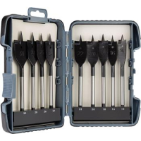 Makita - sada vrtáků do dřeva plochých 14;16;18;20;22;24x125/150 a 26;28;30x130/160mm, 9ks P-80802