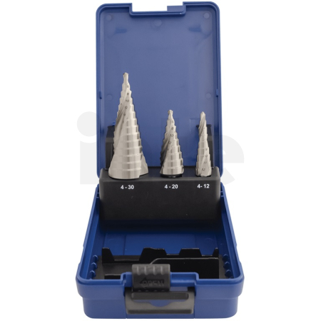 Makita - sada stupňovitých vrtáků HSS-G 4-30/4-12/4-20mm, 3ks P-69951