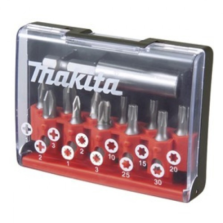 Makita - sada bitů 1/4" 12 ks v plastové krabičce, 12 bal D-31083-12