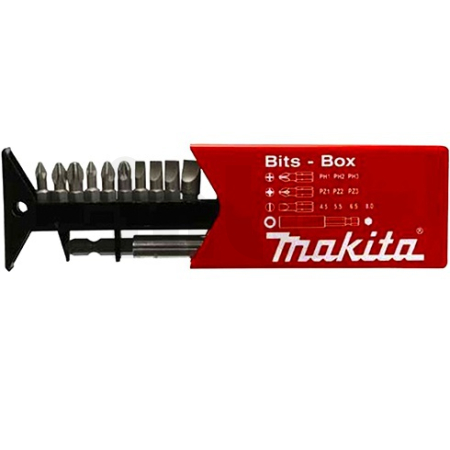 Makita - sada bitů, nástavec, PH, PZ, plochý 11 ks P-49030