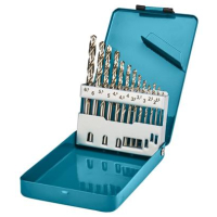 Makita - sada vrtáků do kovu HSS-G 1,5/2/2,5/3/3,2/3,5/4/4,5/5/5,2/5,5/6/6,5mm, 13ks D-54019