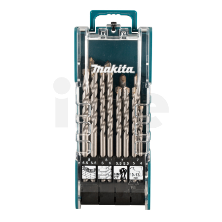 Makita - sada vrtáků do betonu  s válcovou stopkou 12Ks (4/5,5/5/6/6,5/7/8MM) D-73483