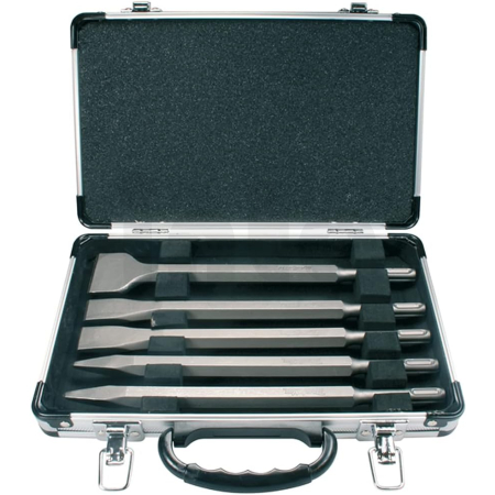 Makita - sada sekáčů SDS-Plus v hliníkovém kufru, 5ks D-16368
