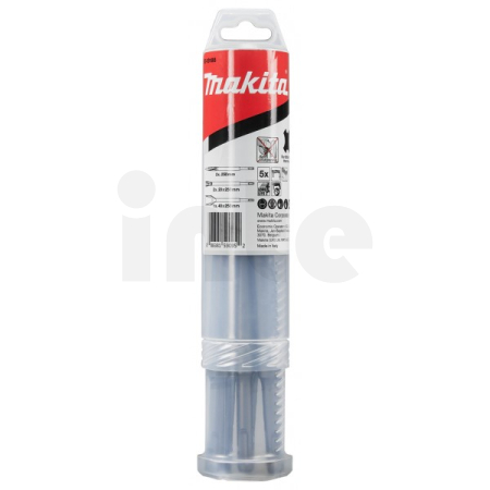 Makita - sada samoostřících sekáčů SDS-Plus: špičák2x,20mm plochý2x, 40mm 1x, délka 250m E-13188