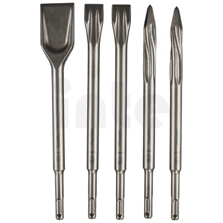 Makita - sada samoostřících sekáčů SDS-Plus: špičák2x,20mm plochý2x, 40mm 1x, délka 250m E-13188