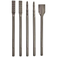 Makita - sada samoostřících sekáčů SDS-Max: 5ks=oldE-04927 E-20236