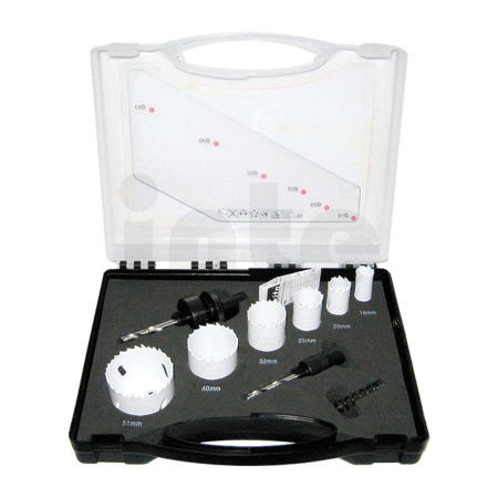 Makita - sada děrovek BiM 6 ks v plastovém kufru D-47139