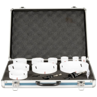 Makita - sada 13 ks děrovek BiM v Al kufru 22-127mm D-75764