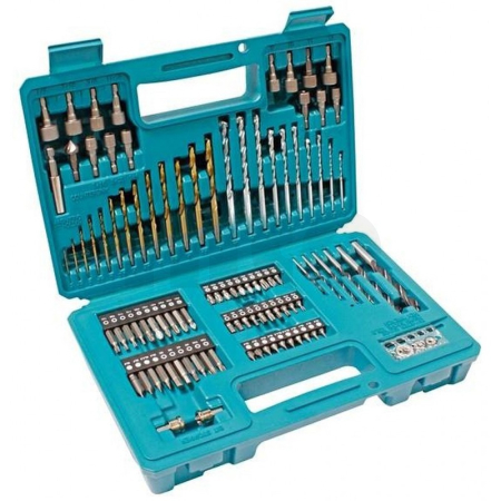 Makita - sada bitů a vrtáků 102 ks v plastovém kufru B-68432
