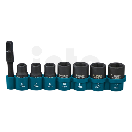Makita - sada ořechů čtyřhran 1/4" 8 ks E-12289