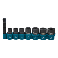Makita - sada ořechů čtyřhran 1/4" 8 ks E-12289
