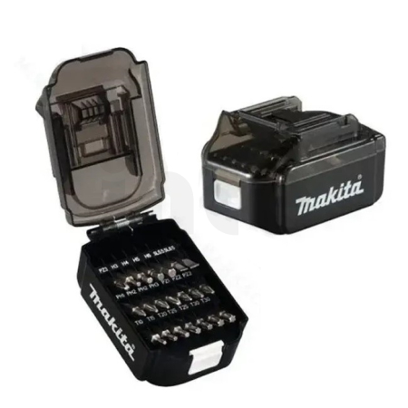 Makita - sada bitů 21 ks v plastovém obalu (tvar aku baterie) E-13546