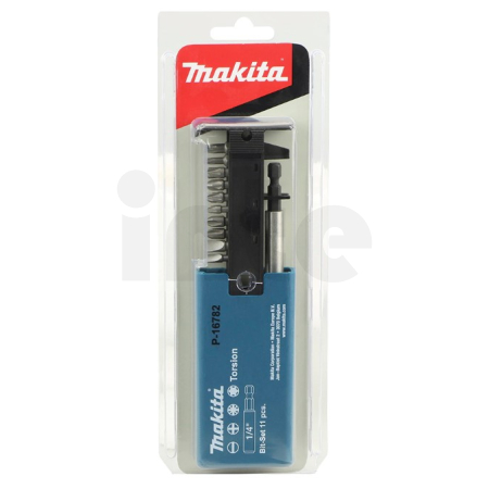 Makita - sada bitů, nástavec, PH, PZ, plochý, Torx, 10 ks P-16782