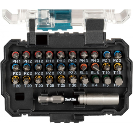 Makita sada bitů 1/4" Impact Primer, 31 ks v plastovém obalu E-13552
