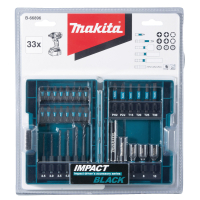 Makita - sada torzních bitů a vrtáků 1/4" IMPACT BLACK, 33 ks B-66896