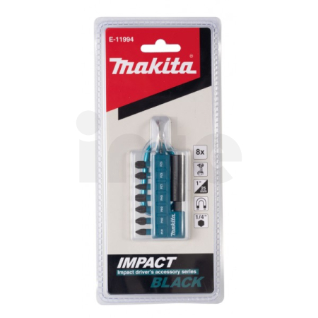 Makita - sada torzních bitů  1/4"  Impact Black, 8 ks E-11994