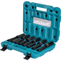 Makita - sada nástrčných klíčů prodloužených 1/2" čtyřhran IMPACT BLACK 14ks E-16586