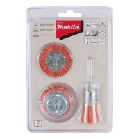 Makita - sada nylonových kartáčů pro hrubé broušení 3 ks D-70742