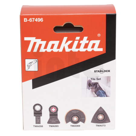 Makita - sada nástrojů pro TM, DTM Starlock (i pro O.I.S.) B-67496