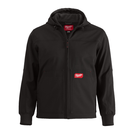 MILWAUKEE FREEFLEX SJ BL XXXL Softshellová bunda s kapucí černá, velikost XXXL, 4932498276