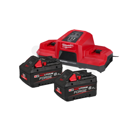 MILWAUKEE M18 FORGENRG-802DBSC sada nabíječky a akumulátorů 4933498616