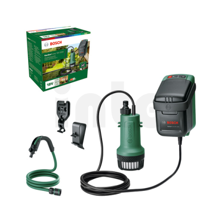 BOSCH Akumulátorová čerpadla na dešťovou vodu GardenPump 18V-2000 06008C4203