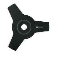 BOSCH Laserem řezaný nůž křovinořezu 23 cm F016800627