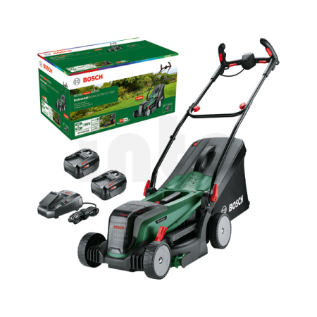 BOSCH Akumulátorová sekačka na trávu UniversalRotak 2x18V-37-550 06008B9E00