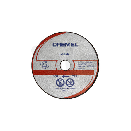 BOSCH Kovový a plastový řezný kotouč DREMEL® DSM20 2615S510JB