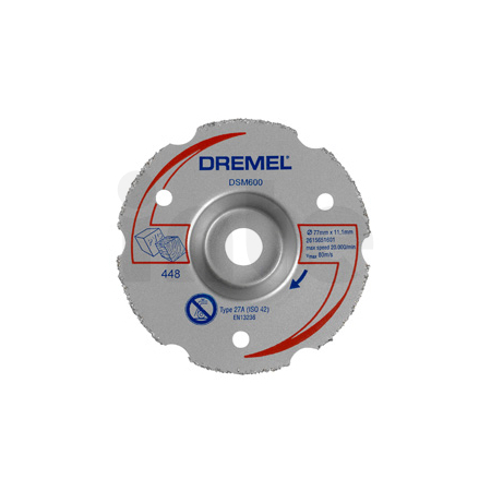 BOSCH Univerzální karbidový zarovnávací řezný kotouč DREMEL® DSM20 2615S600JB