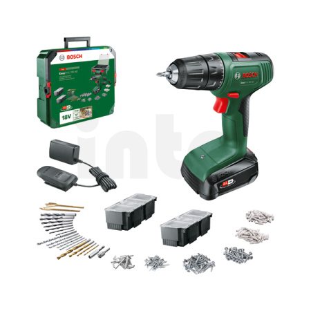 BOSCH Akumulátorový vrtací šroubovák EasyDrill 18V-40 + SystemBox 06039D8006