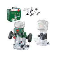 BOSCH Akumulátorová horní frézka Kombinovaná frézovací sada 06039D5002