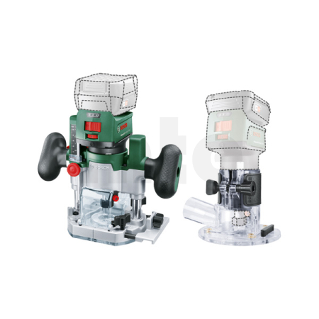 BOSCH Akumulátorová horní frézka Kombinovaná frézovací sada 06039D5002
