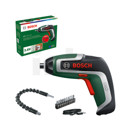 BOSCH Akumulátorový šroubovák Sada Flexi IXO 7 06039E000A