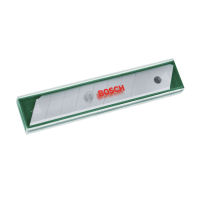 BOSCH Ruční nářadí Odlamovací čepele, 10 kusů 1600A032US