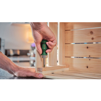 BOSCH Ruční nářadí Krátký ráčnový šroubovák + 6 bitů 1600A027PK