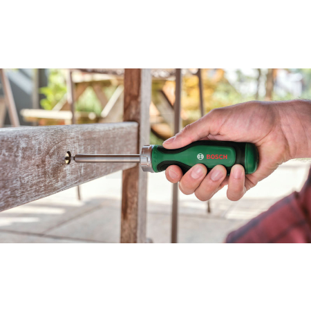 BOSCH Ruční nářadí Ráčnový šroubovák s 12 bity 1600A02BX2