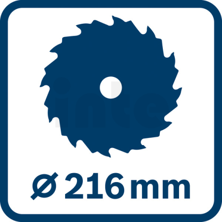 BOSCH Akumulátorová pokosová pila BITURBO GCM 18V-216 0601B41000