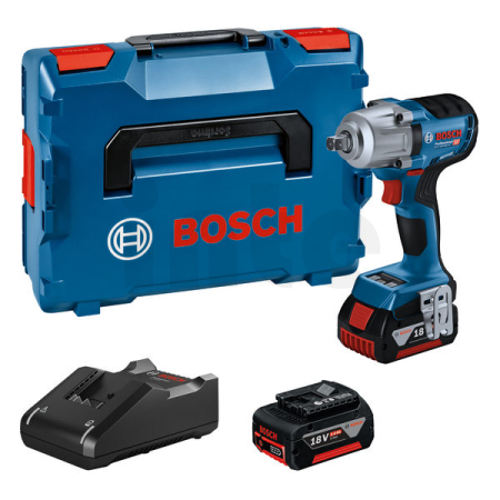 BOSCH Akumulátorový rázový utahovák GDS 18V-450 PC 06019K4102