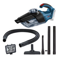 BOSCH Akumulátorový vysavač GAS 18V-1 06019C6200