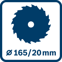 BOSCH Ruční okružní pila GKS 55 + GCE 0601682100