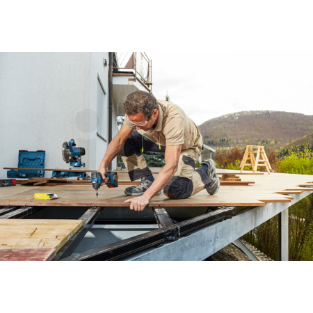 BOSCH Akumulátorový rázový utahovák GDR 18V-200 C 06019G4104