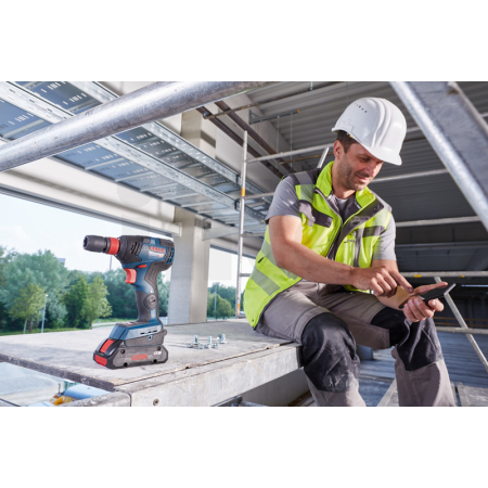 BOSCH Akumulátorový rázový utahovák GDX 18V-200 C 06019G4201