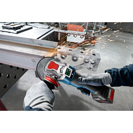BOSCH Akumulátorová úhlová bruska 125 mm s X-LOCK GWX 18V-10 PSC 06017B0800