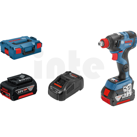 BOSCH Akumulátorový rázový utahovák GDX 18V-200 C 06019G4201