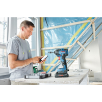 BOSCH Akumulátorový rázový utahovák GDR 18V-200 C 06019G4104