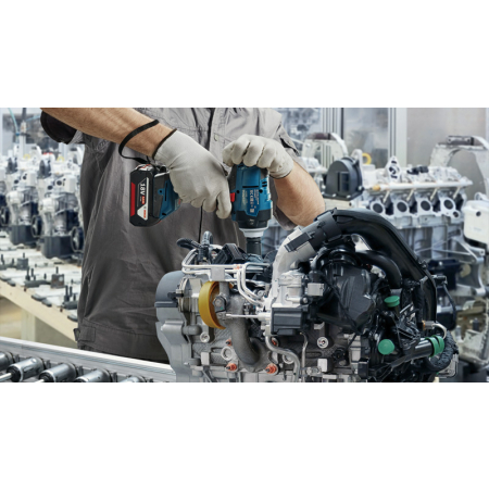 BOSCH Akumulátorový rázový utahovák GDS 18V-400 06019K0021
