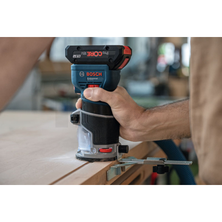 BOSCH Akumulátorová ohraňovací frézka GKF 18V-8 06016C2001